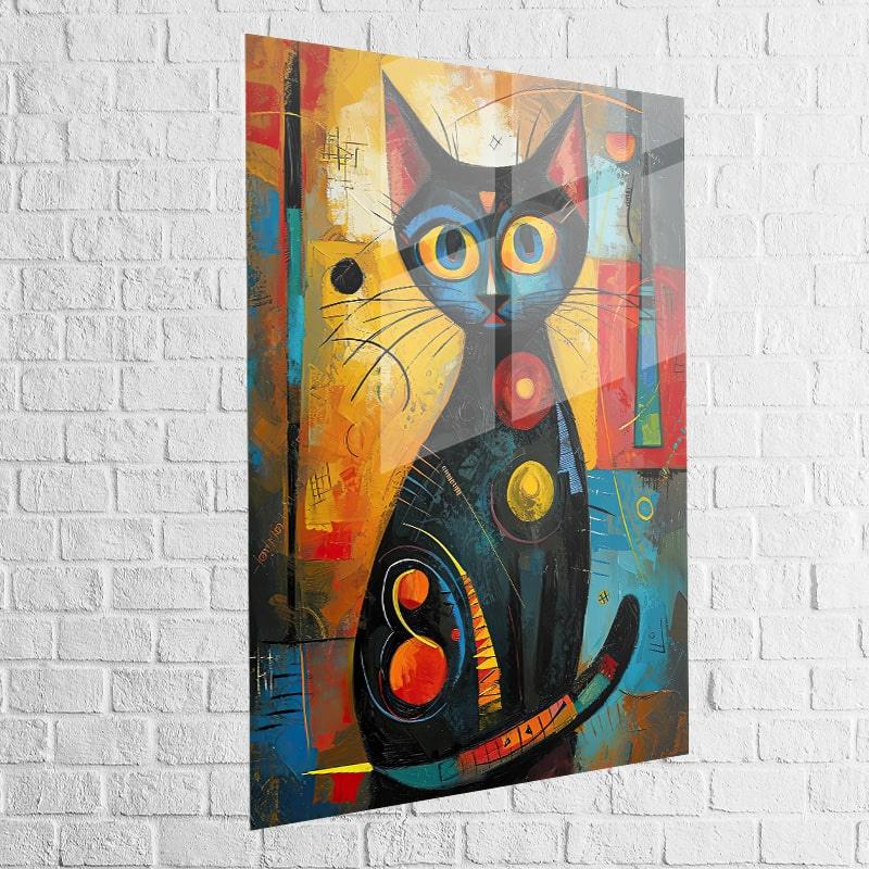 Tableau Chat Coloré