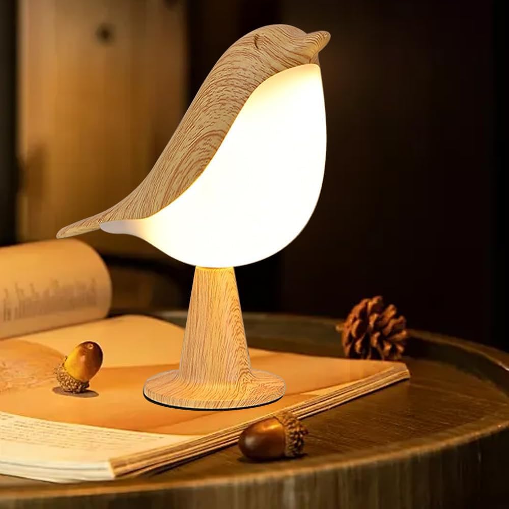Lampe de Nuit OiseauLumi – Éclairage Chaleureux & Design Naturel