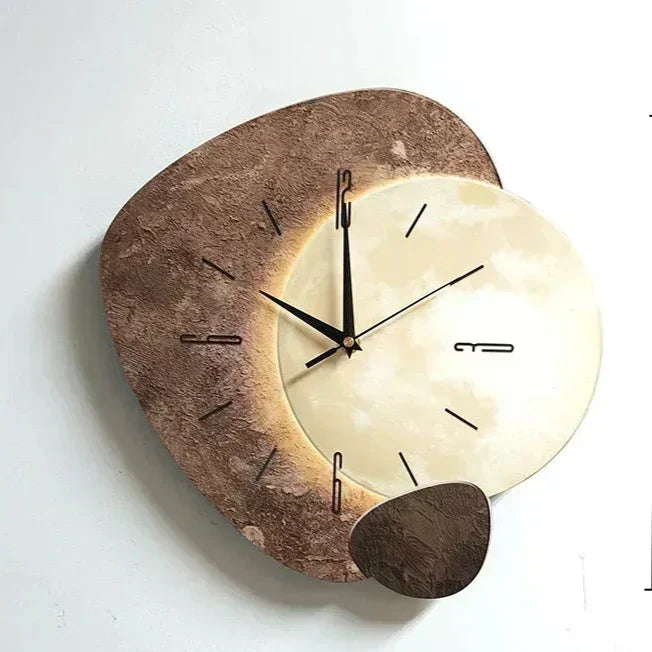 Horloge Murale en Bois - Élégance Silencieuse pour Votre Intérieur