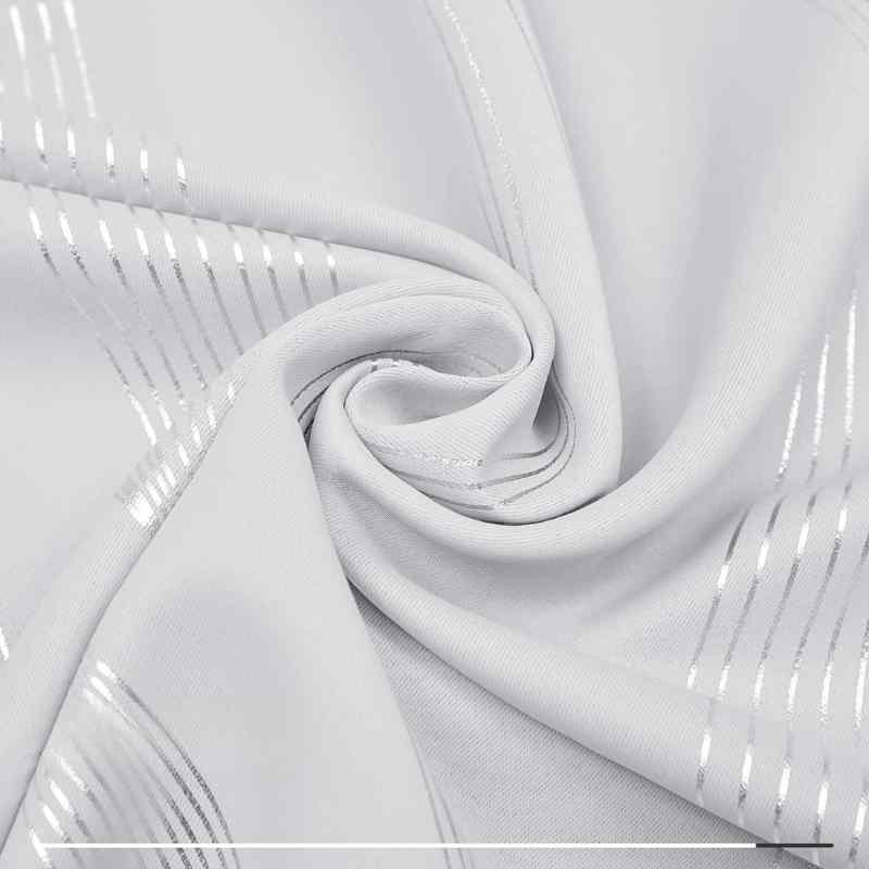 Double rideaux blancs