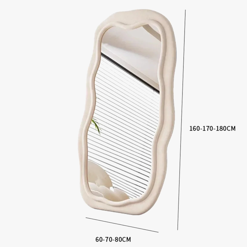 miroir décoratif en macramé style nordique pour homme