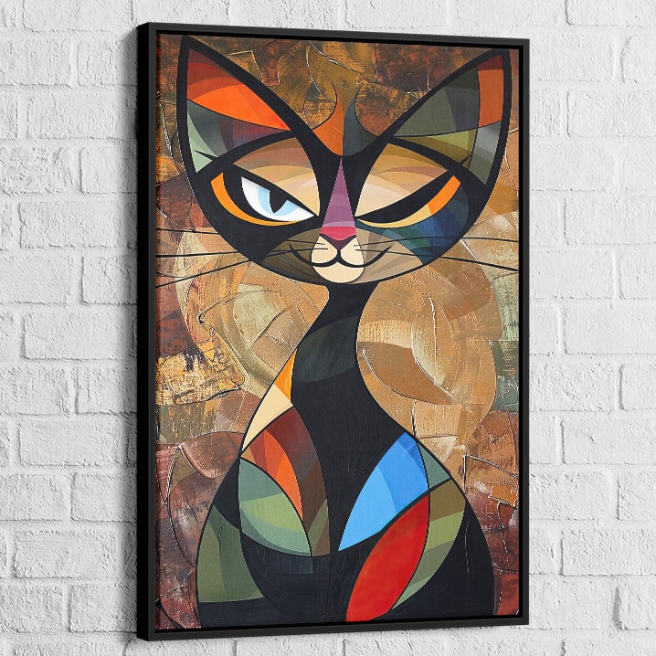 Tableau Chat Le Jolie Minou