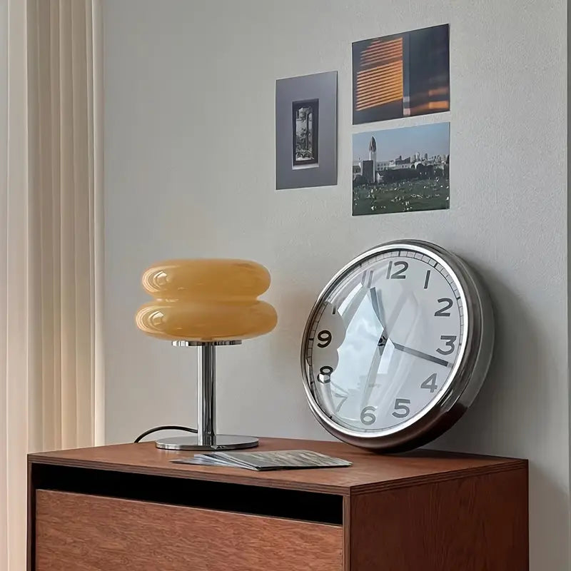 Lampe en Verre Soufflé LumoGlass – Éclairage Élégant & Dimmable