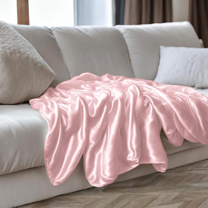 Plaid de luxe en soie