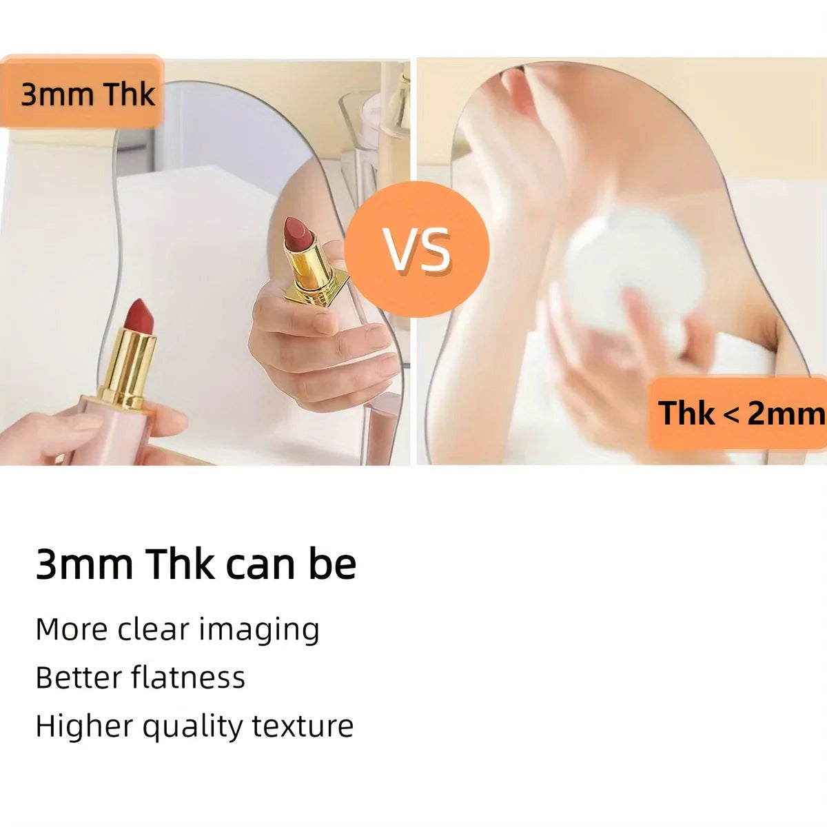 miroir mural en acrylique nuage décoratif incassable pour intérieur