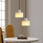 Plafonnier Pendante Scandinave en Marbre Blanc - Design Minimaliste Élégant pour Salon, Chambre et Salle à Manger