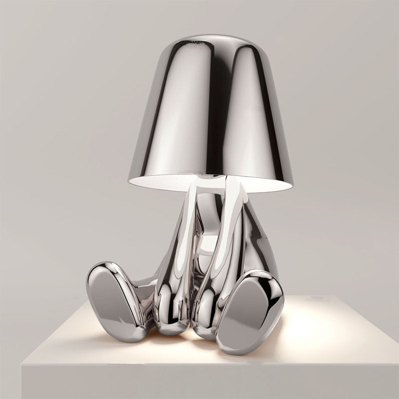 Mr. Lamp Lampe Rechargeable – Lampe Moderne à Économie d'Énergie avec Réglage de Lumière Tactile