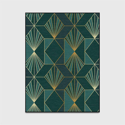 Tapis rectangle vintage aux formes géométriques Luxury Floor A