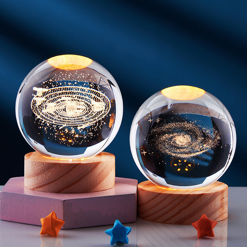 LumiOrb | Lumière en cristal 3D créative