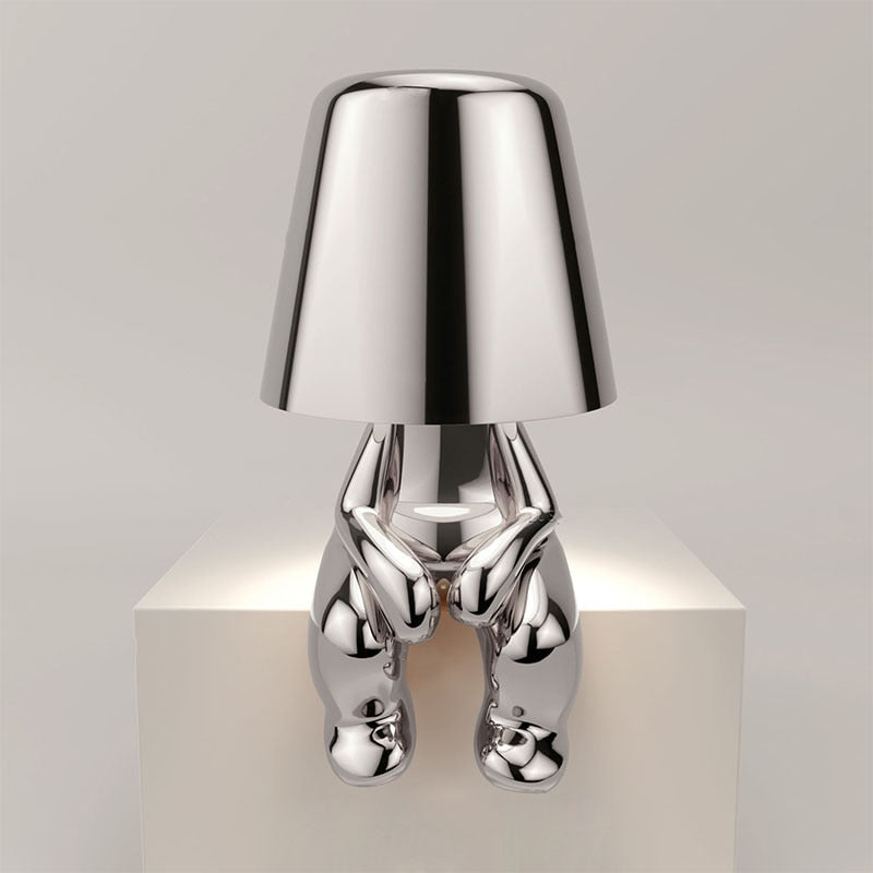 Mr. Lamp Lampe Rechargeable – Lampe Moderne à Économie d'Énergie avec Réglage de Lumière Tactile