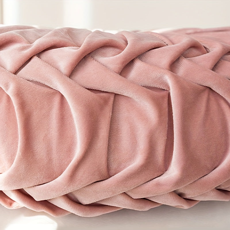 Coussin en Velours Rond en Forme de Citrouille | Coussin Tissé Doux pour Canapé et Chaise de Bureau | Housse Lavable, Coussin Décoratif pour Salon et Chambre