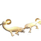 lampe de bureau lézard caméléon moderne et ludique en résine