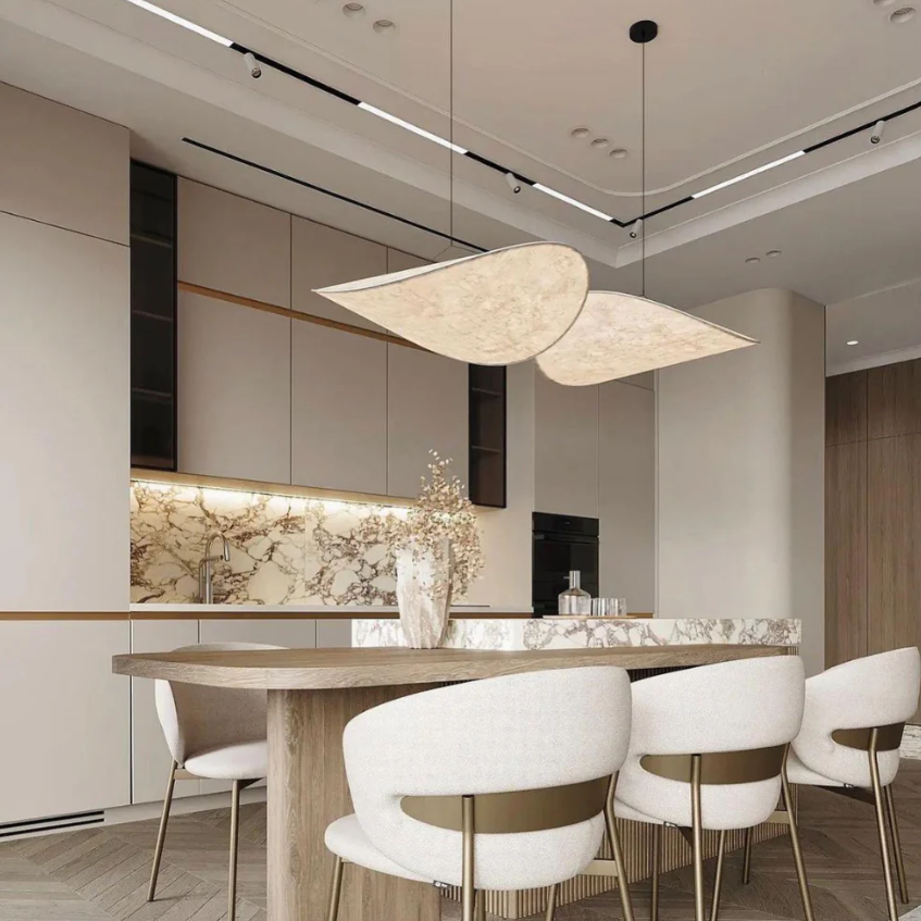 Lustre Suspendu ZenLume – Design Japandi & Ambiance Apaisante