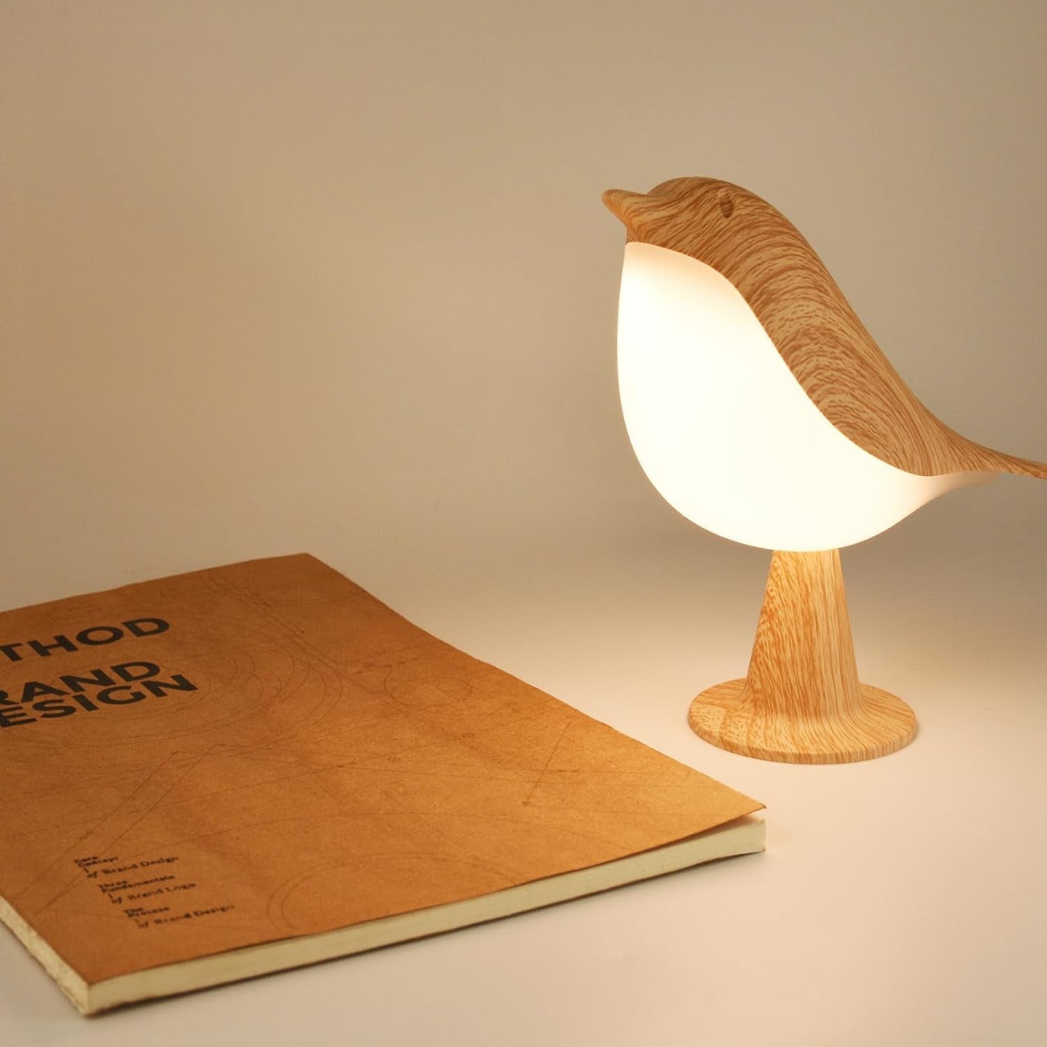 Lampe de Nuit OiseauLumi – Éclairage Chaleureux & Design Naturel
