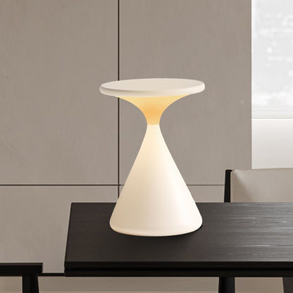 Lampe de table en sablier élégante