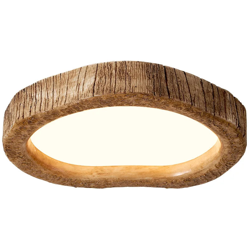Plafonnier LED BoisNature – Éclairage Chaleureux & Design Naturel