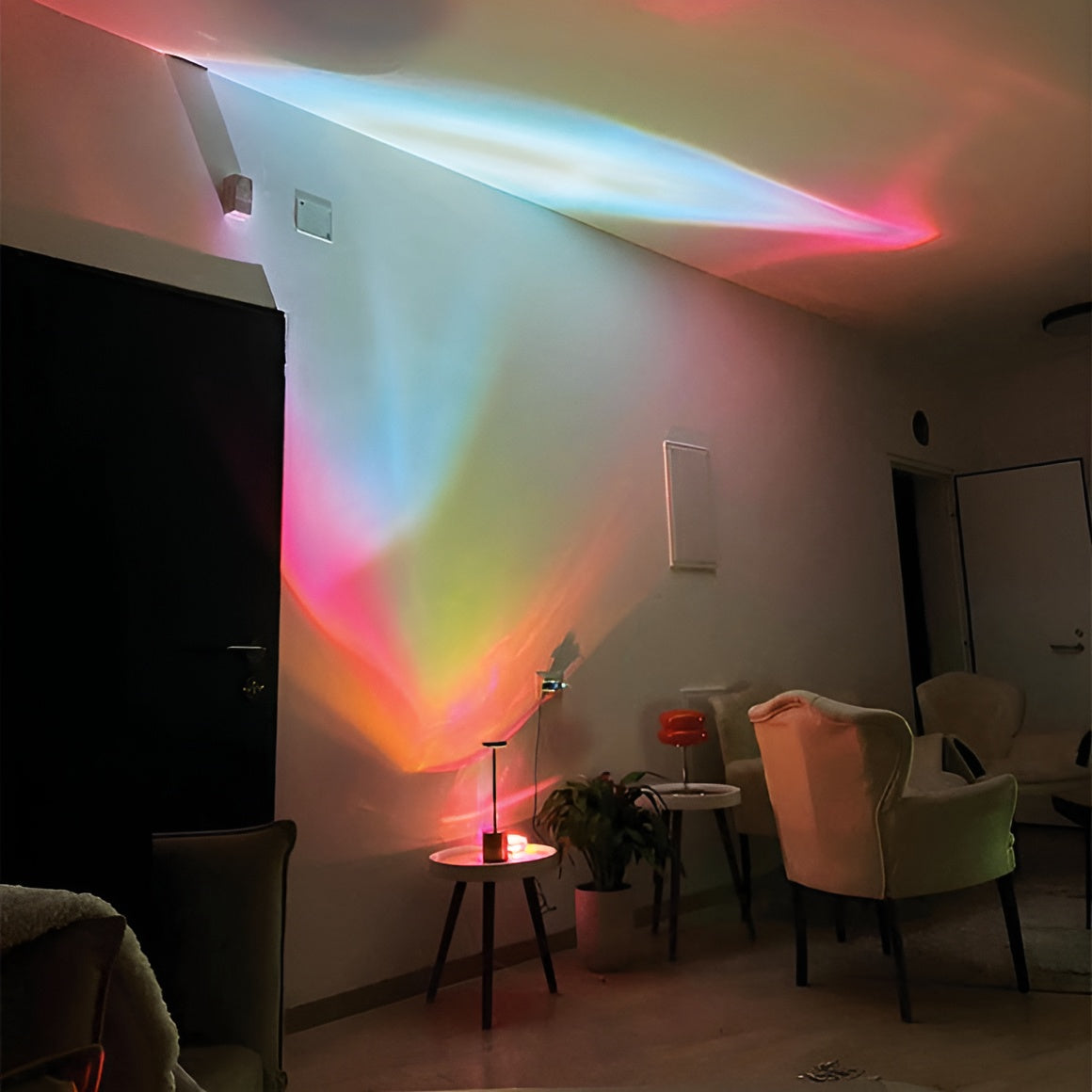 Lampe Cristalline Étoilée - Plongez dans la Magie du Ciel Nocturne