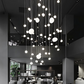 Suspension Design Verre LumiPebble – Élégance Moderne & Éclairage Raffiné
