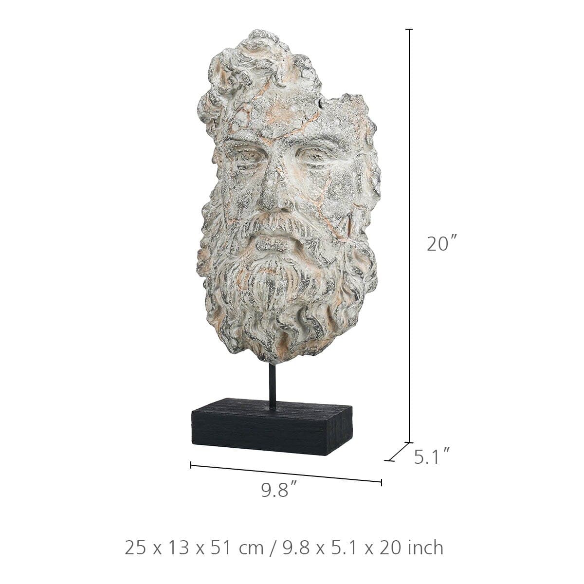 Sculpture Visage Homme