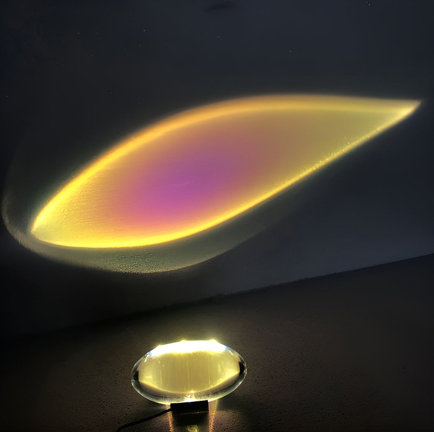 Lampe Cristalline Étoilée - Plongez dans la Magie du Ciel Nocturne