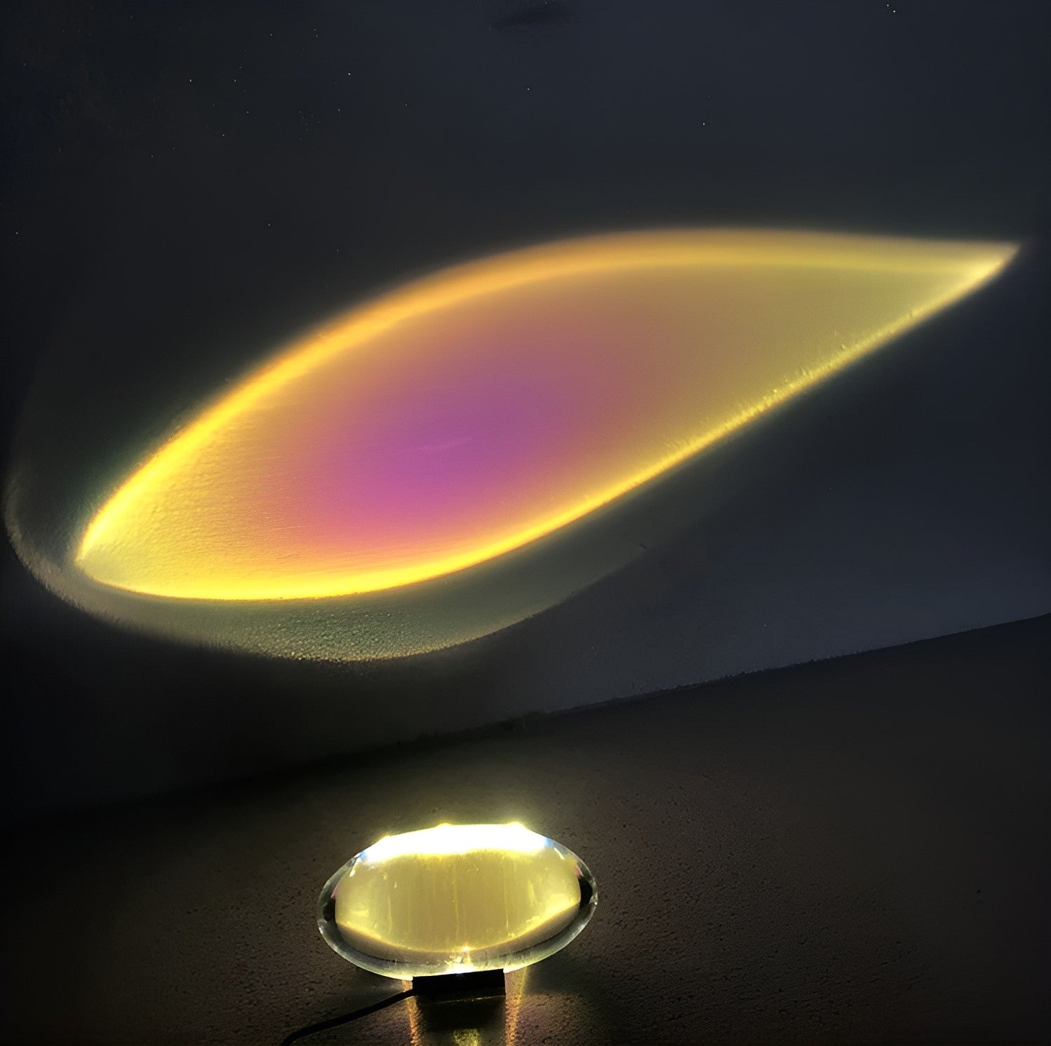 Lampe Cristalline Étoilée - Plongez dans la Magie du Ciel Nocturne