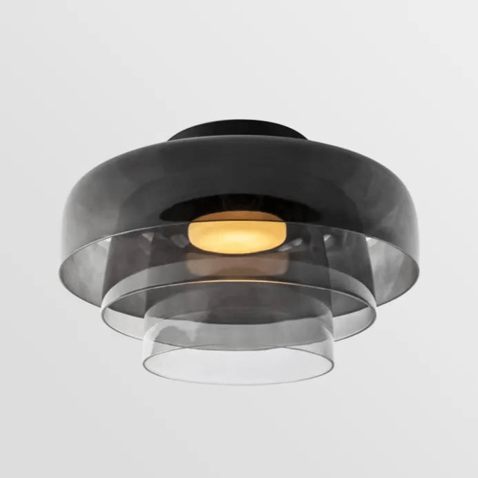 LuxeGlass - Lustre Médiéval de Plafond Luxe
