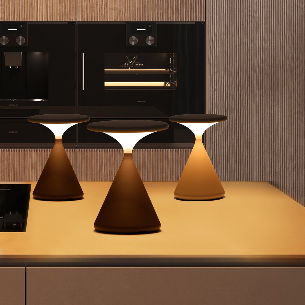 Lampe de table en sablier élégante