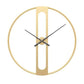 Horloge murale design rond en métal rétro 50cm Garden
