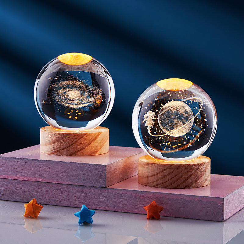 LumiOrb | Lumière en cristal 3D créative