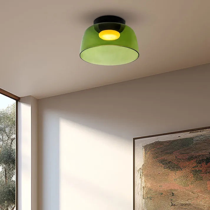 LuxeGlass - Lustre Médiéval de Plafond Luxe