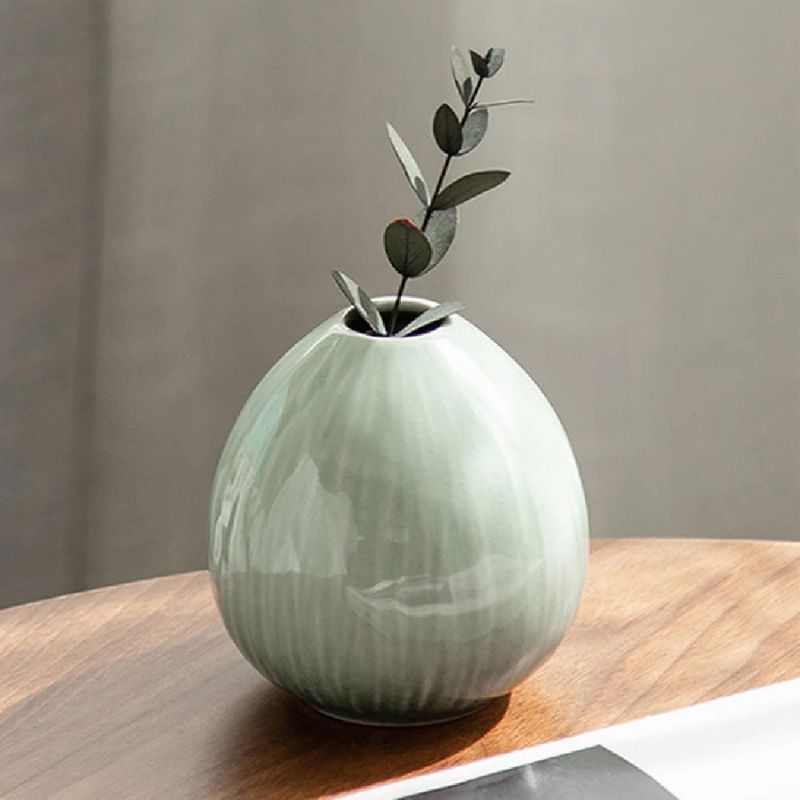 Petit Vase Vert en Céramique