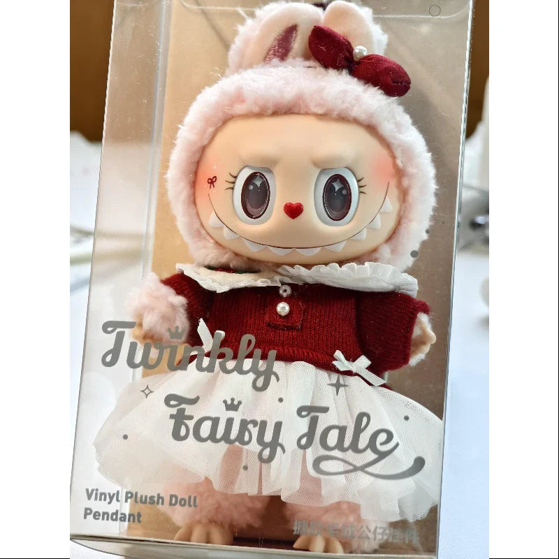 Figurine vinyle style Labubu – Créature magique de Noël – Édition limitée 17 cm