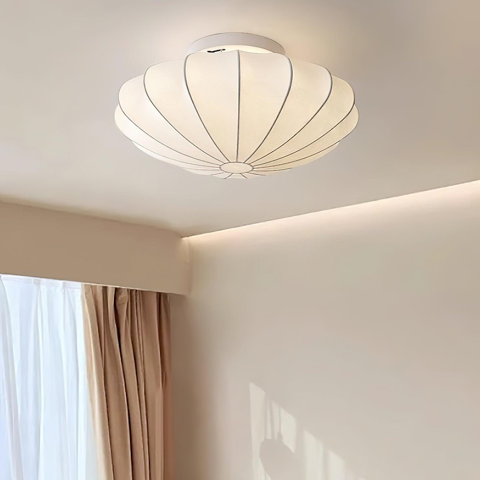 Plafonnier Design Inspiré des Coquillages - Éclairage Moderne en Métal et Polymères