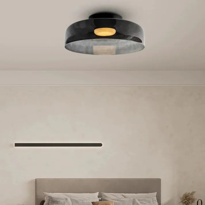 LuxeGlass - Lustre Médiéval de Plafond Luxe