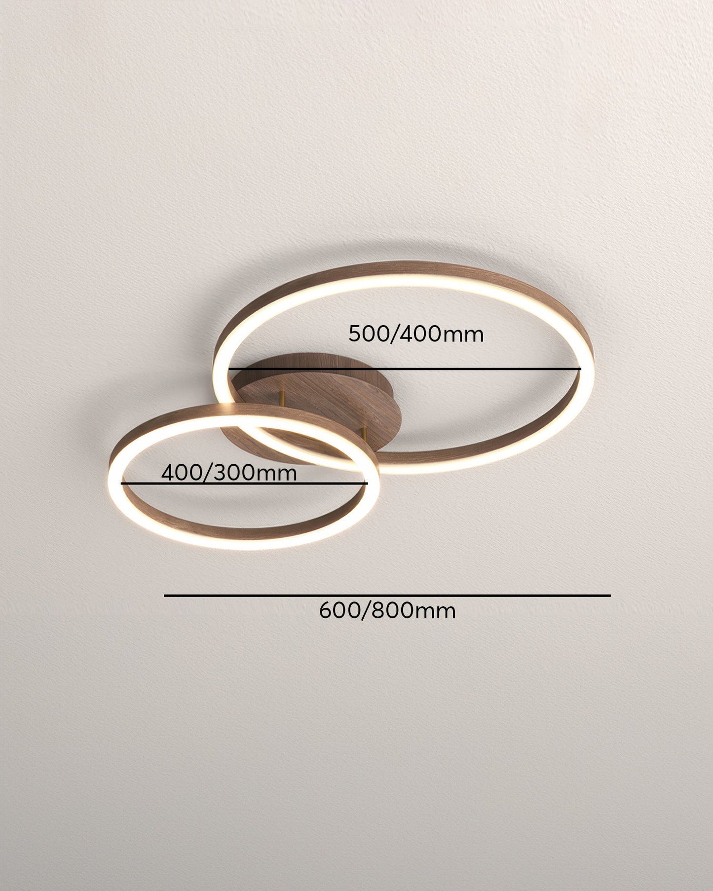Plafonnier Éléphant en Anneau LED - Luminaire Moderne Design Géométrique avec Éclairage Économe en Énergie