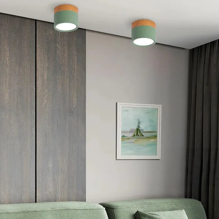 VibrantGlow - Petite lampe de plafond au style élégant
