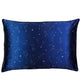 Taie d’oreiller en soie sans volant imprimé Constellation Déclassé 50x75cm - D89