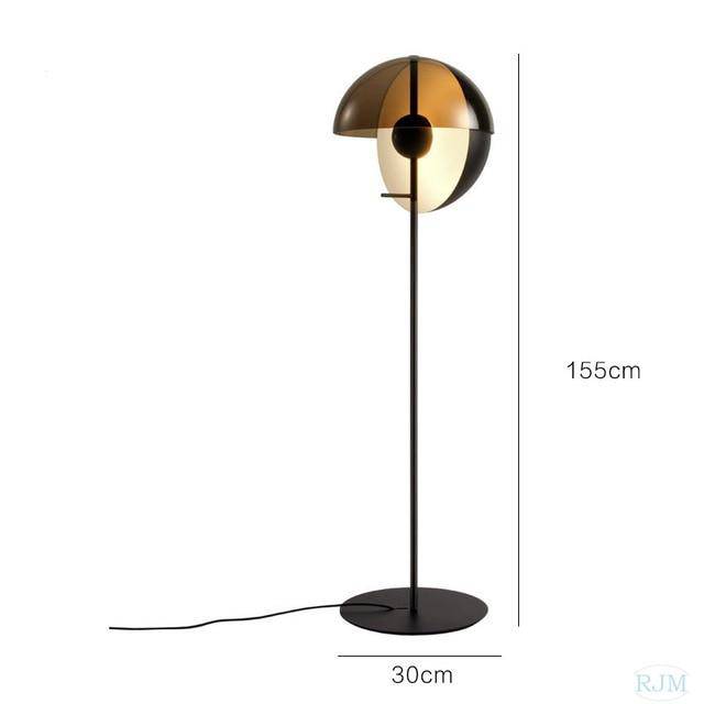 Lampadaire LED design lampe en boule changeable Lamp