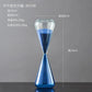 décoration sablier créative en verre pour intérieur élégant