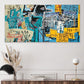 Tableau Basquiat Oiseau D'argent
