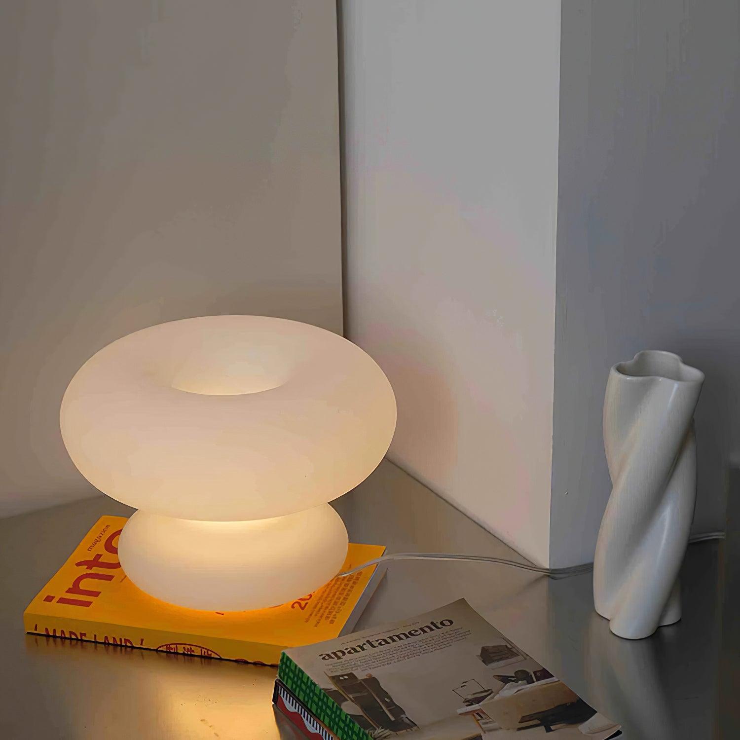 Lampe de Table Donut – Design Élégant & Éclairage Ambiant Chaleureux