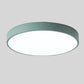 Plafonnier Circulaire Nordic Wooden Macaroon - Lampe LED en Bois et Métal pour Chambre et Salon