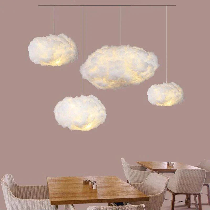 Suspension Lumineuse CloudLume – Un Éclairage Poétique et Apaisant