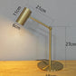 lampe de bureau dorée moderne protection des yeux créative