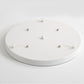 Support socle rond suspension jusqu'à 5 trous (noir ou blanc)