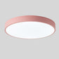 Plafonnier Circulaire Nordic Wooden Macaroon - Lampe LED en Bois et Métal pour Chambre et Salon