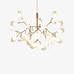 Suspension design moderne LED arbre couleur cuivré ou noir Home