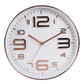 Horloge murale ronde design avec chiffres colorés 30cm Brief