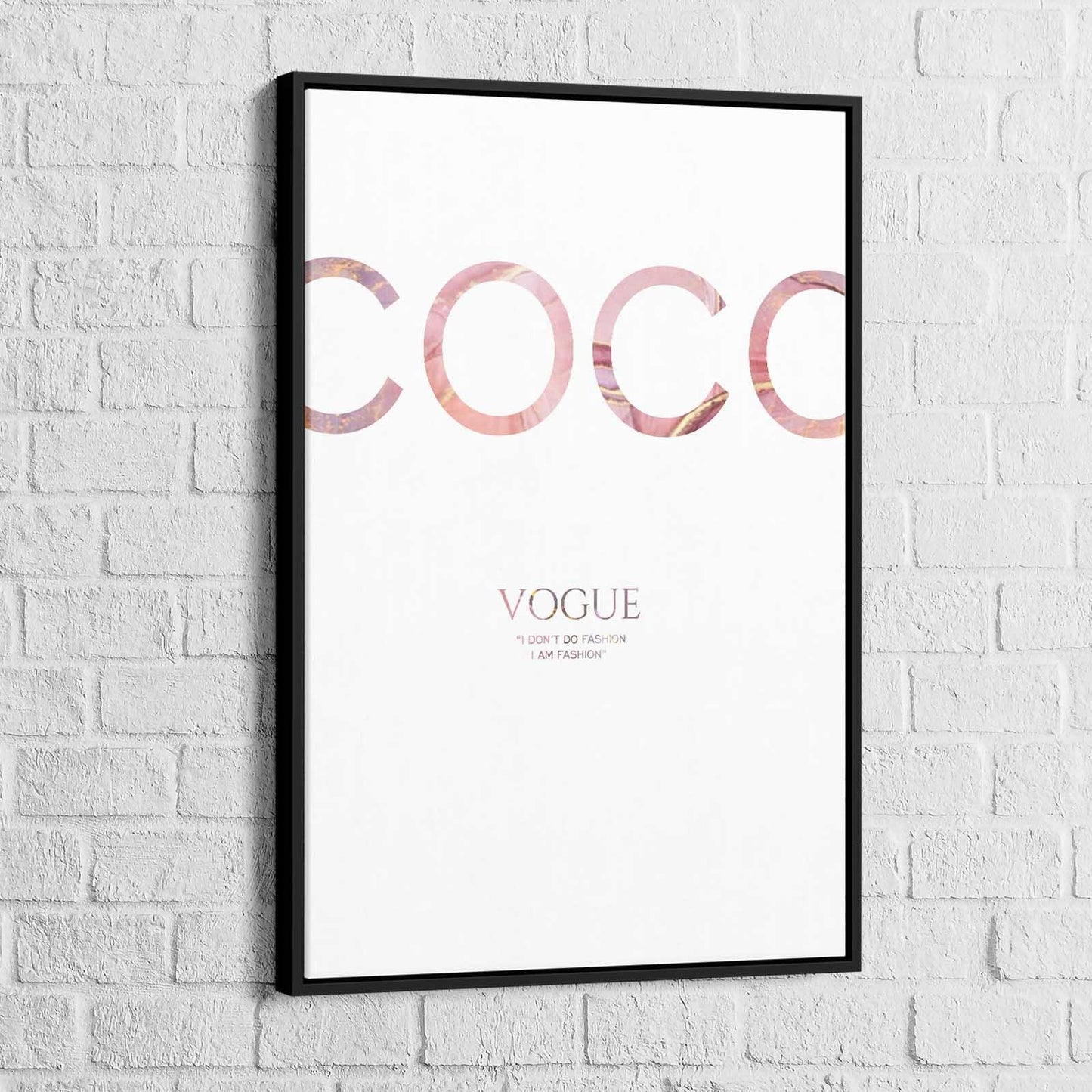 Tableau Fashion Prada et Coco Chanel