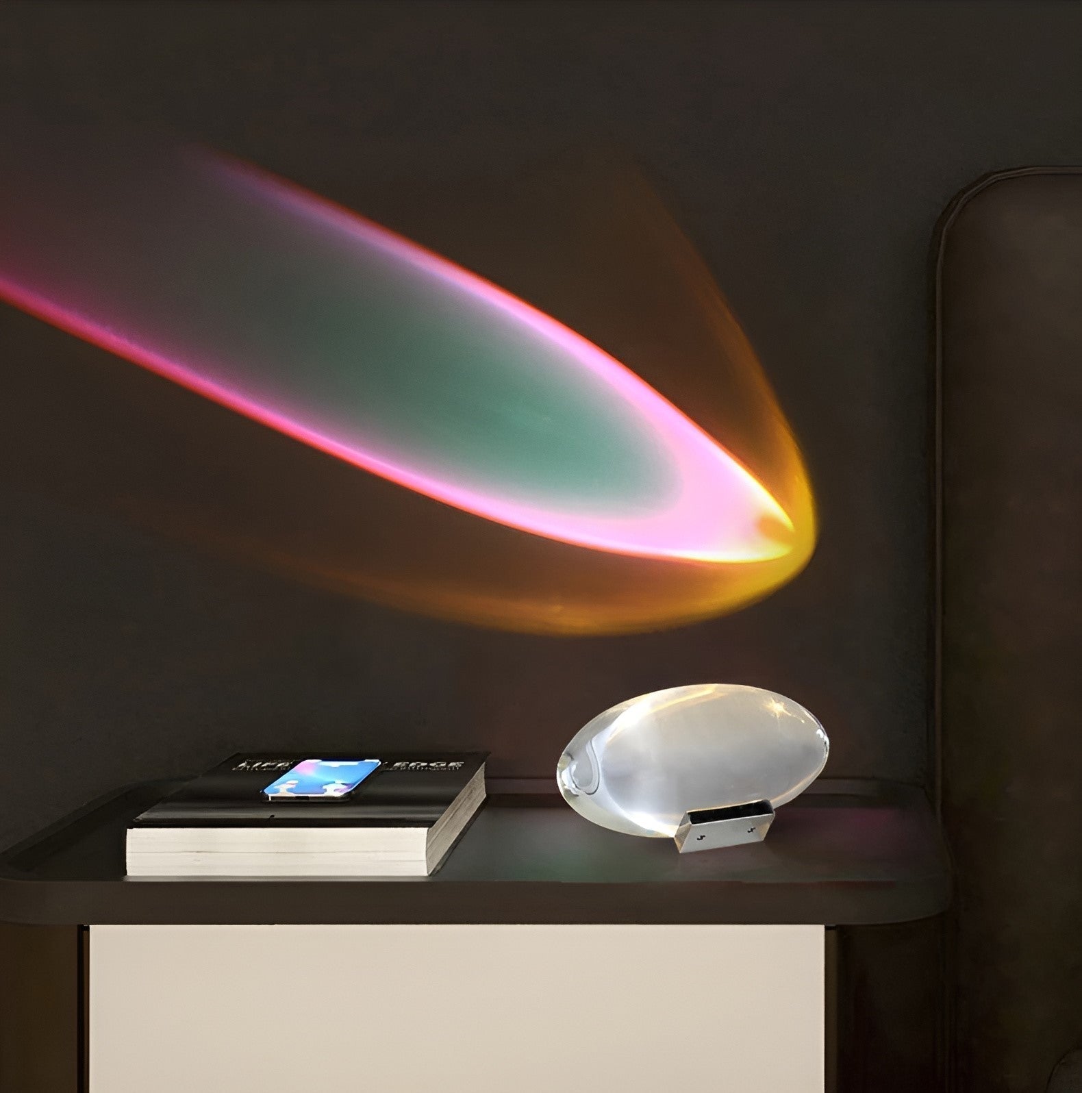 Lampe Cristalline Étoilée - Plongez dans la Magie du Ciel Nocturne